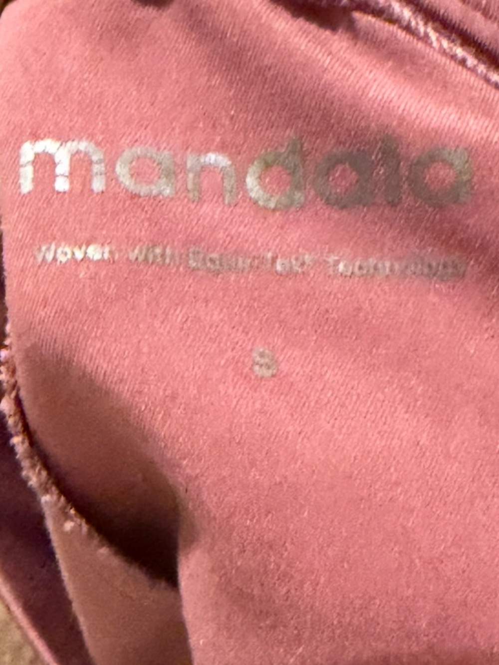 Mandala Women’s V-Neck Scrub Top & Drawstring Pant Set - Dusty Rose Size Small - Picture 2 of 15